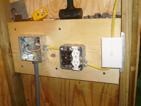 electrical box to shut off shed|shed breaker box wiring.